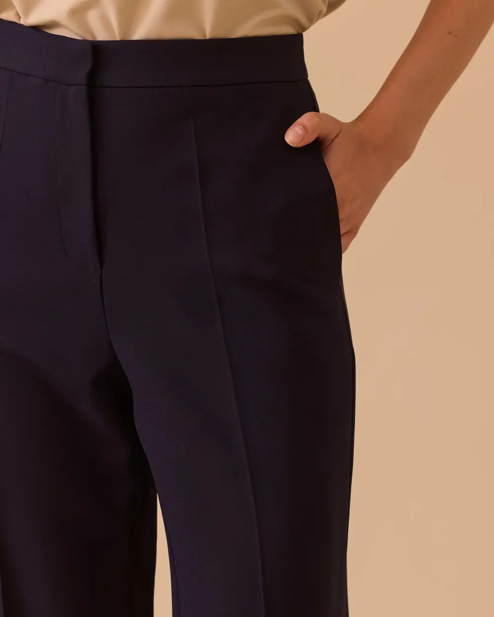 Classic Cut Flared Trousers