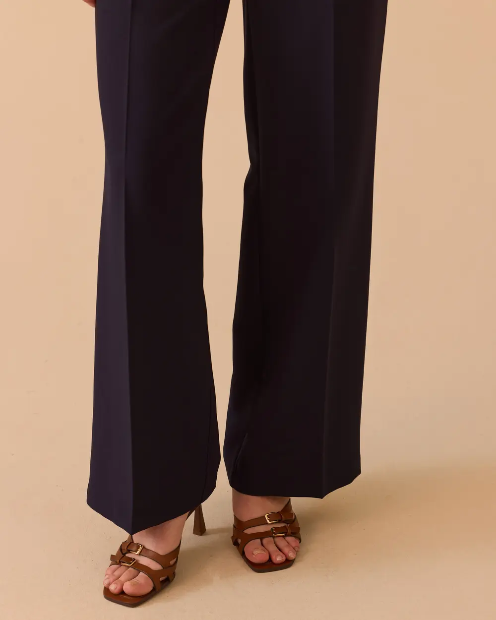 Classic Cut Flared Trousers