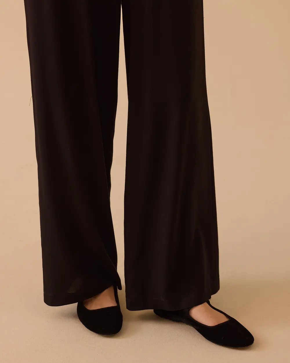 Beli Lastikli Geniş Paça Pantolon