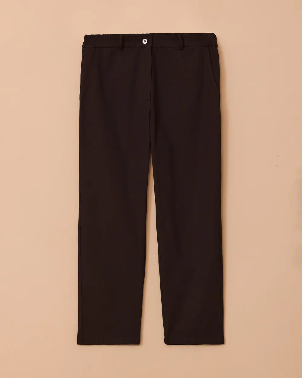 Büyük Beden Bilek Boy Kanvas Pantolon