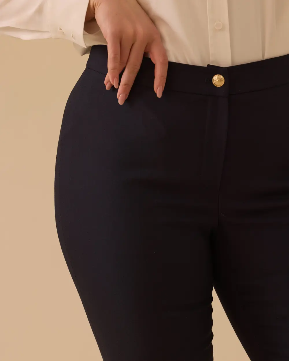 Büyük Beden İspanyol Paça Pantolon