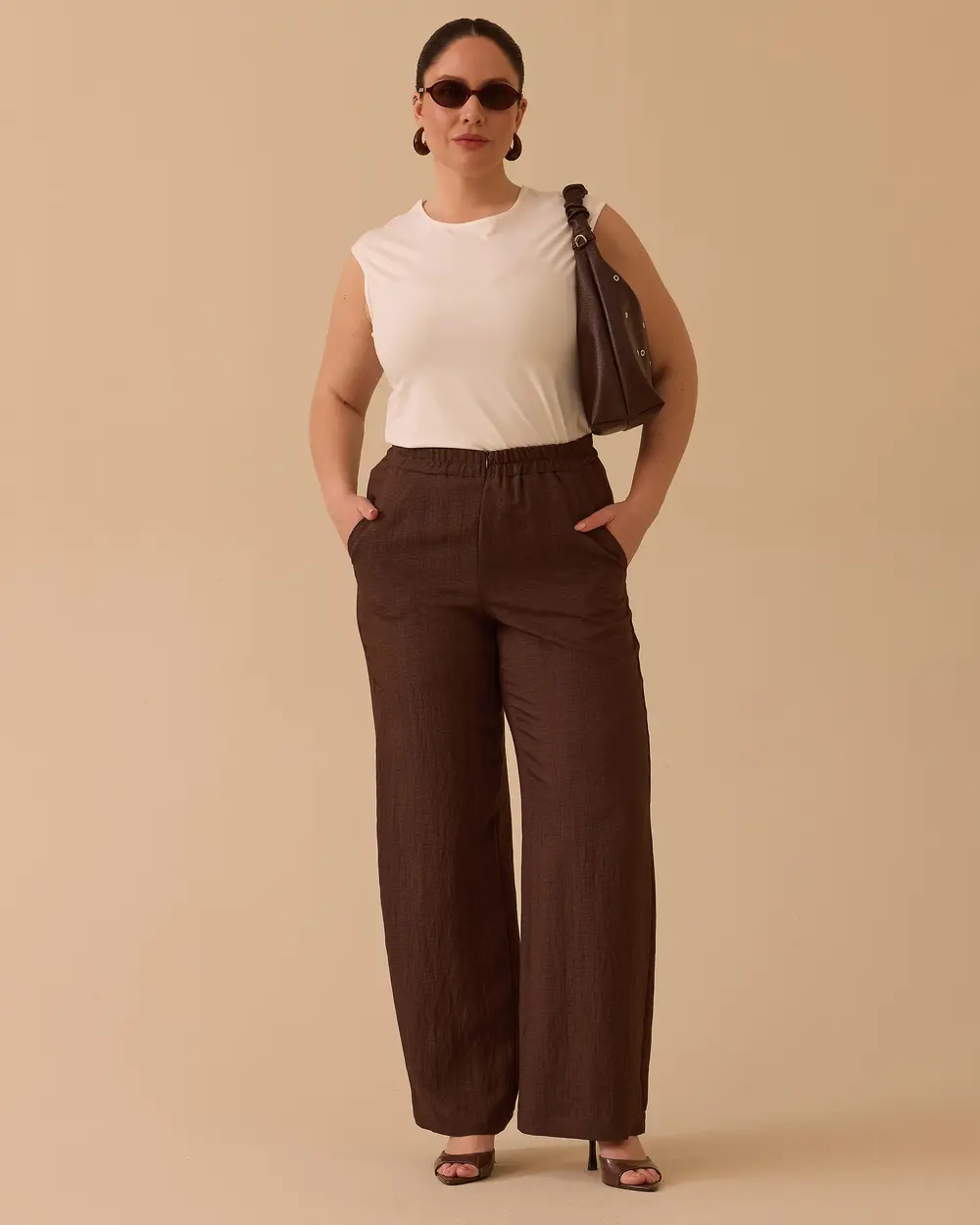 Plus Size Regular Waist Full Length Pants
