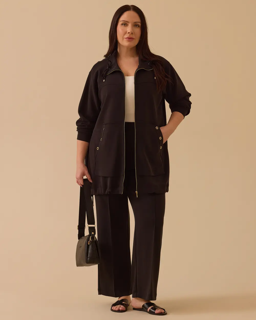 Büyük Beden Bol Paça Eşofman Altı