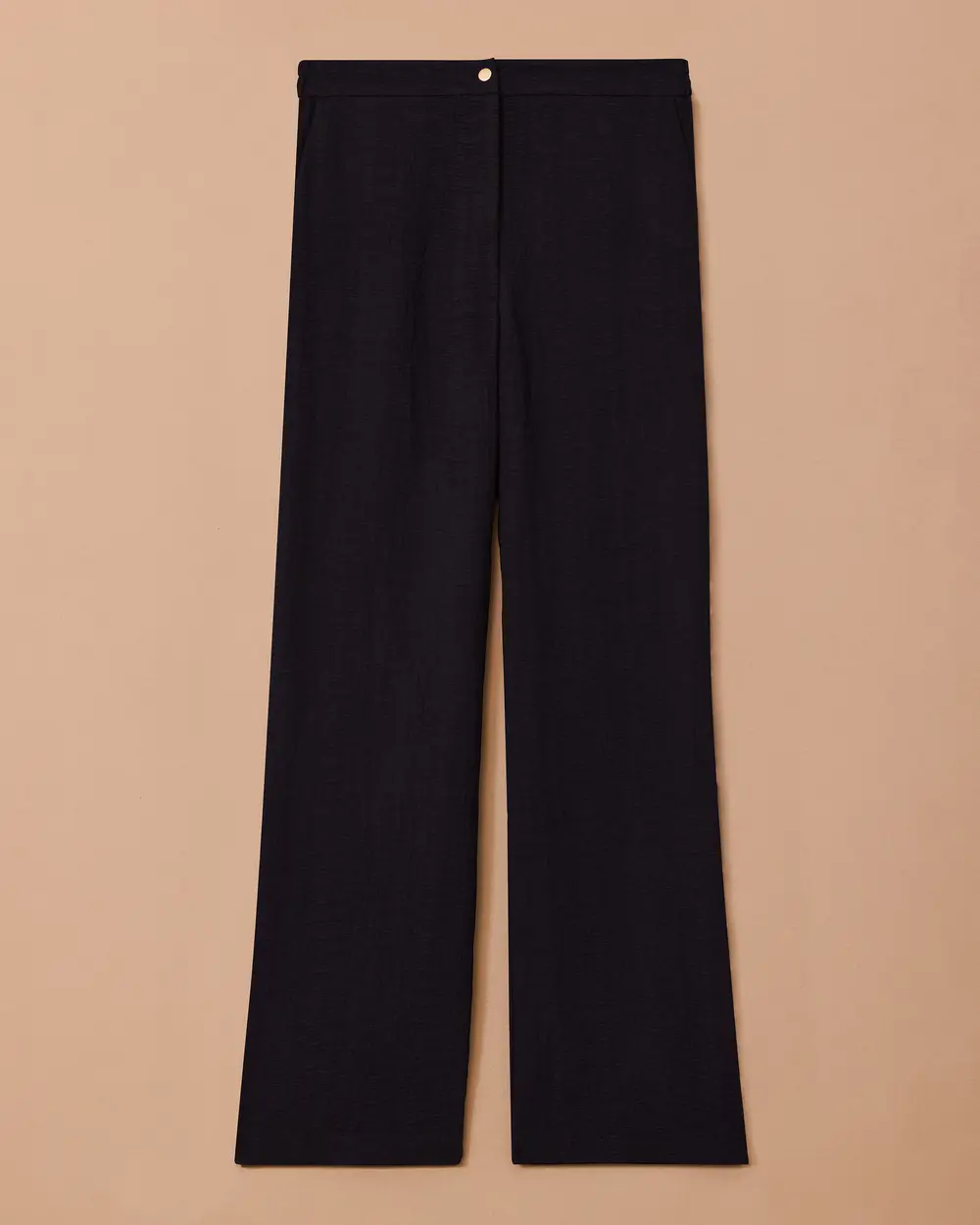 Plus Size Relaxed Fit Pants with Elastic Waist Detail