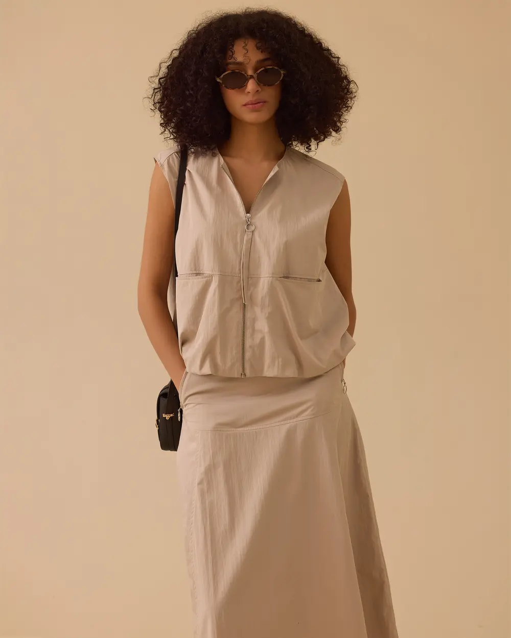 Fermuarlı Cep Detaylı Yelek