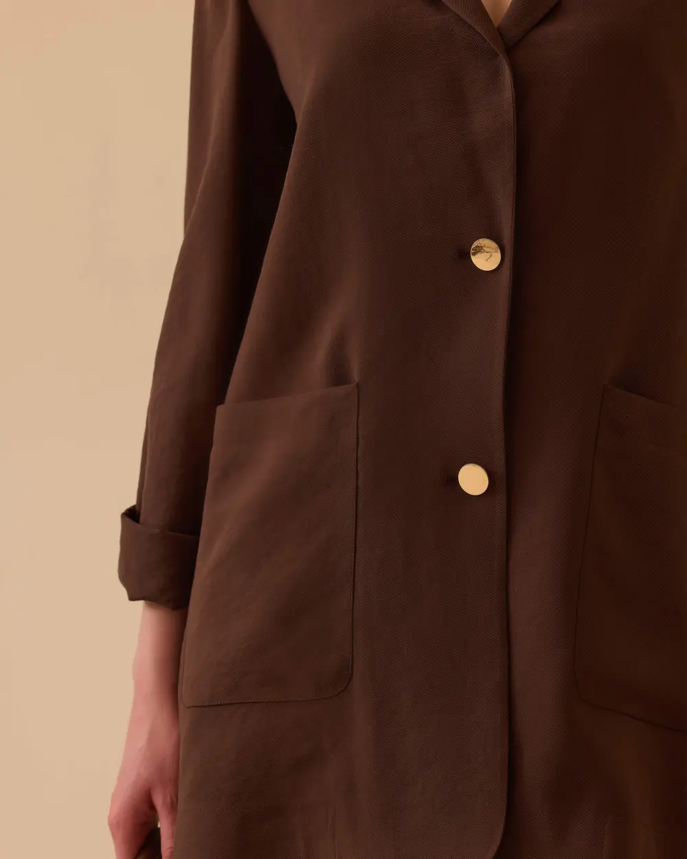 Cep Detaylı Blazer Ceket