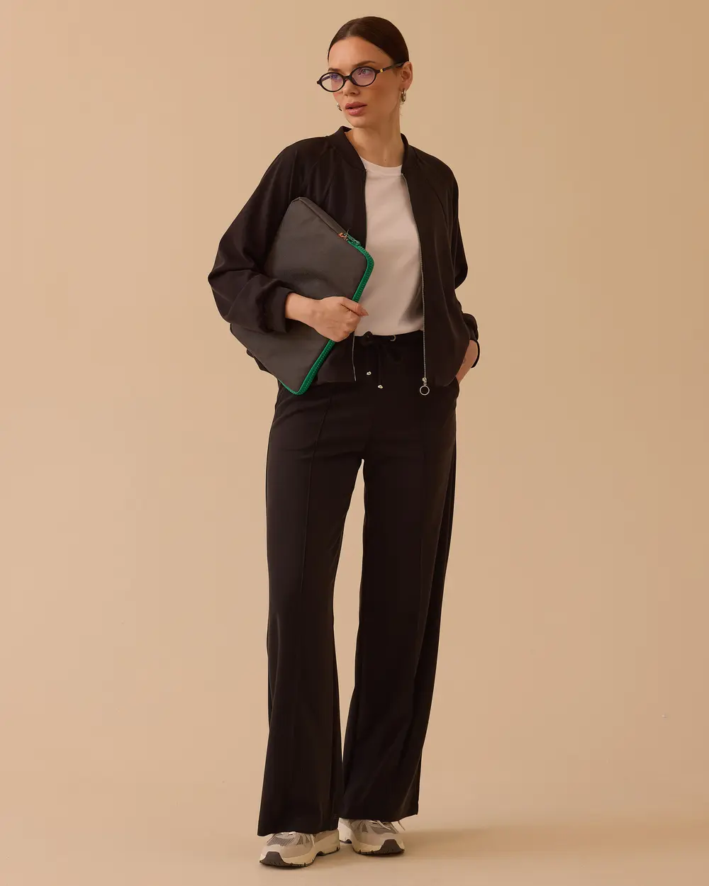 Fermuarlı Cepli Balon Ceket