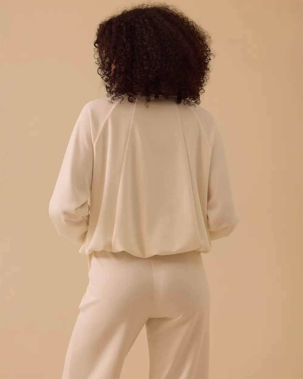 Fermuarlı Cepli Balon Ceket