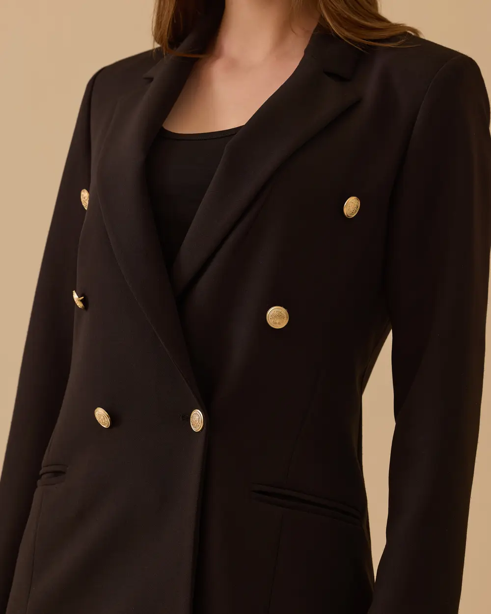 Kruvaze Klasik Ceket