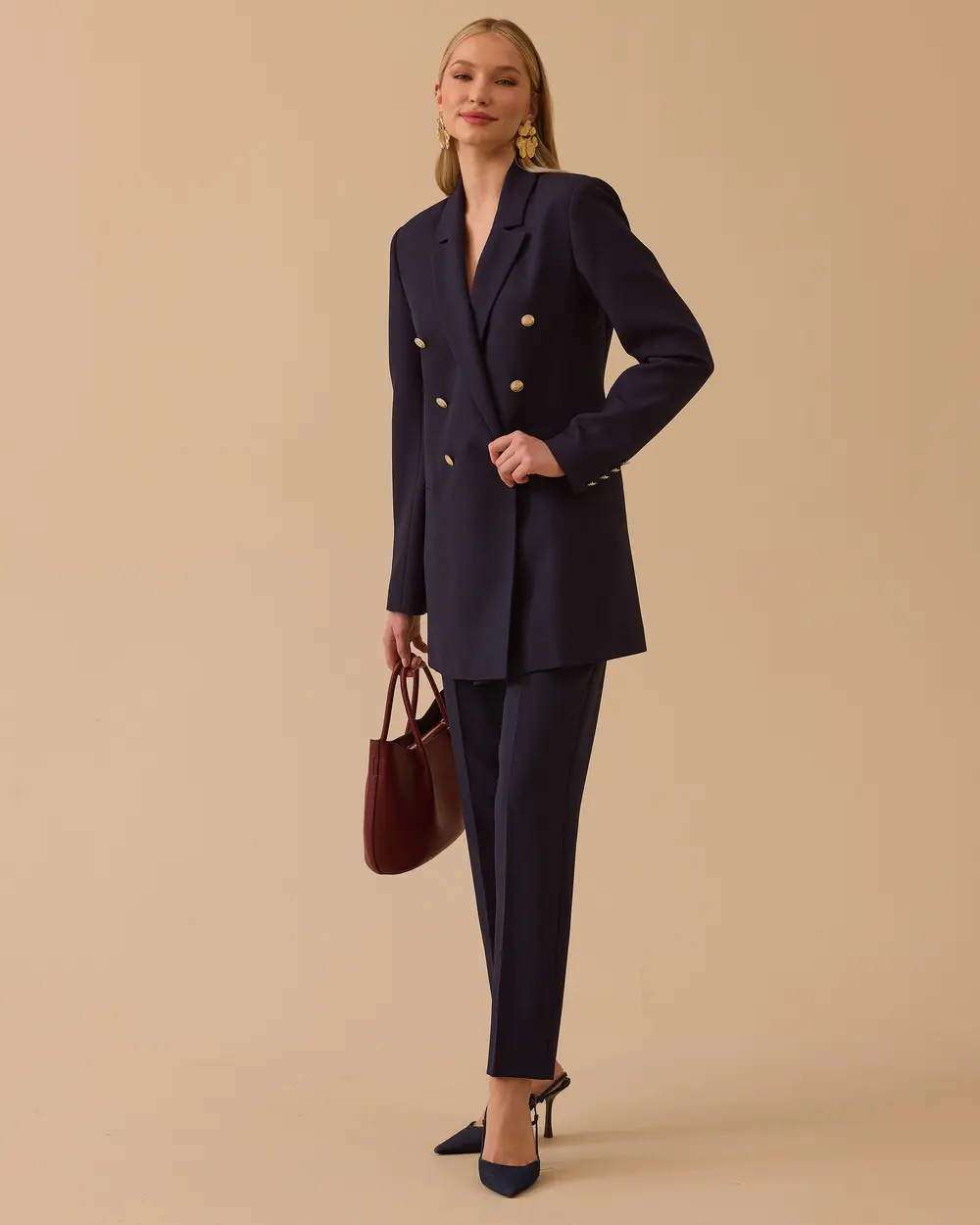 Kruvaze Klasik Ceket