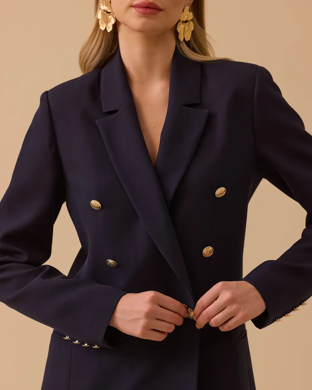 Kruvaze Klasik Ceket