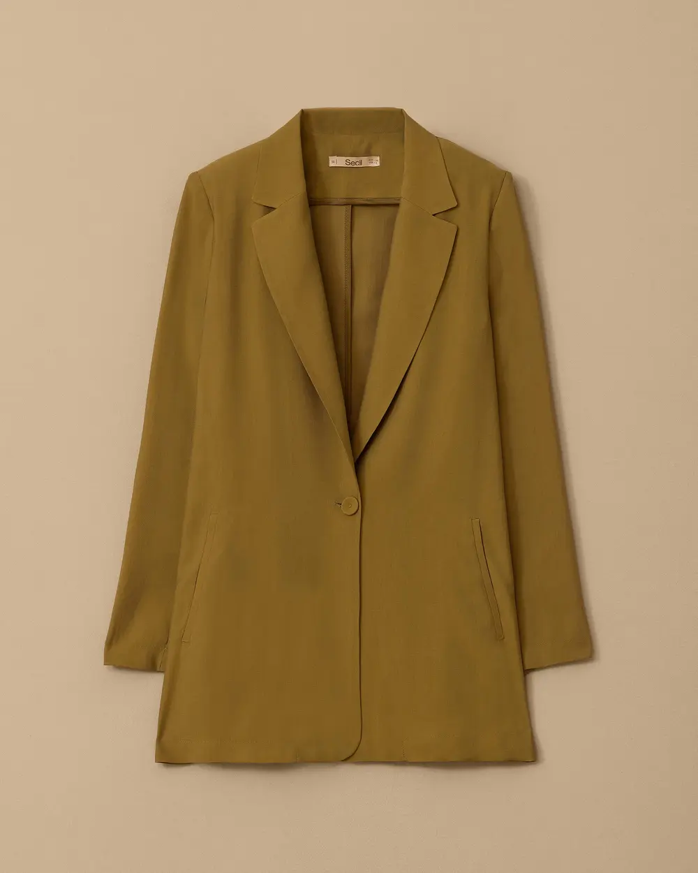 One Button Pocket Jacket