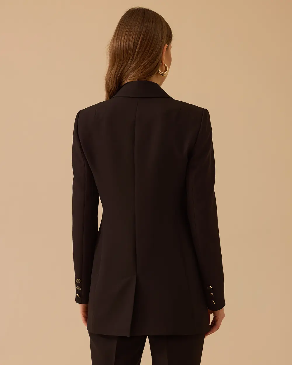 Çift Düğmeli Kruvaze Klasik Ceket