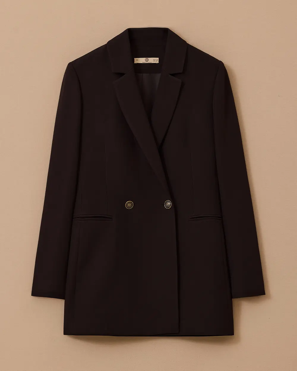 Çift Düğmeli Kruvaze Klasik Ceket