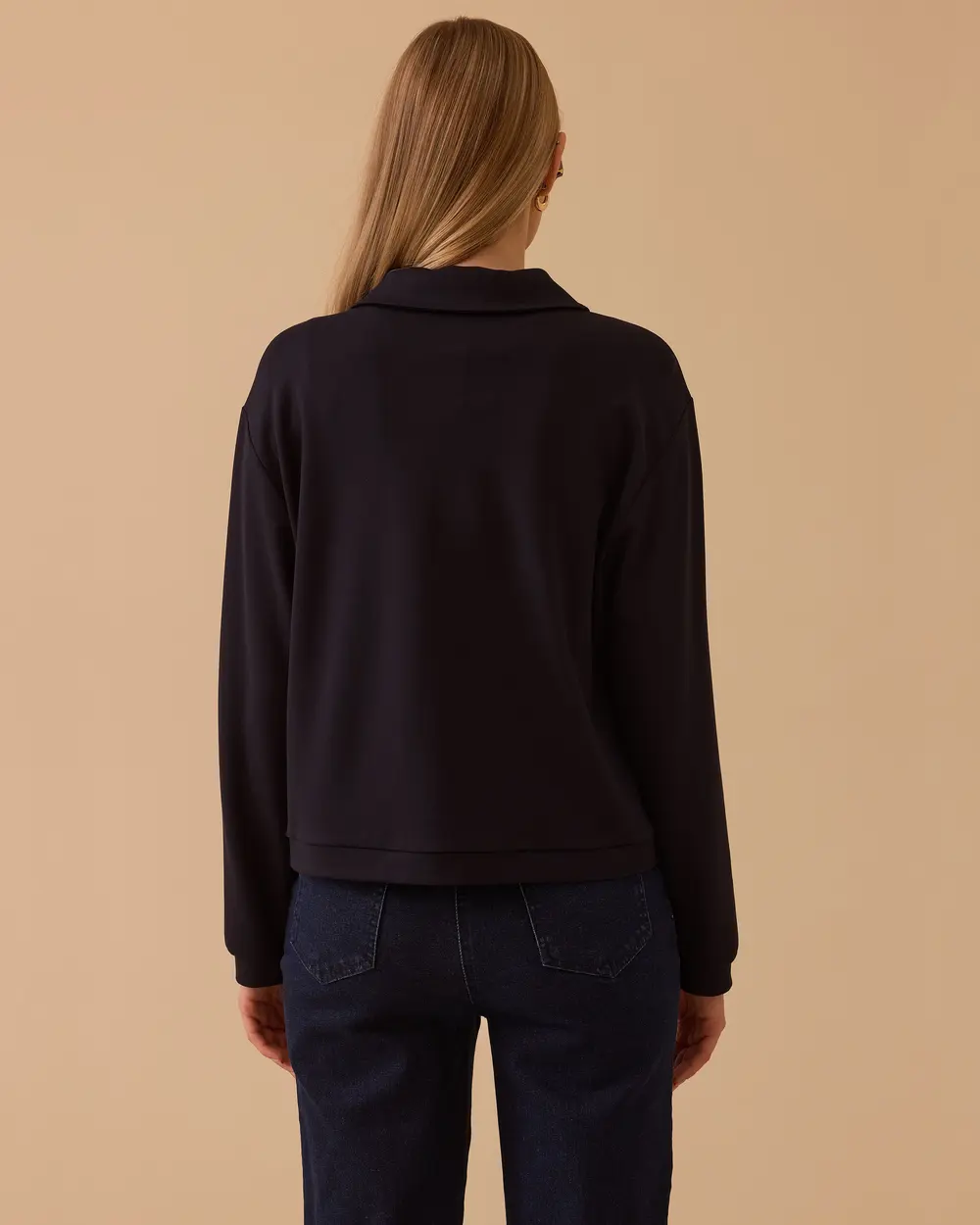 Bebe Yaka Düğmeli Örme Ceket