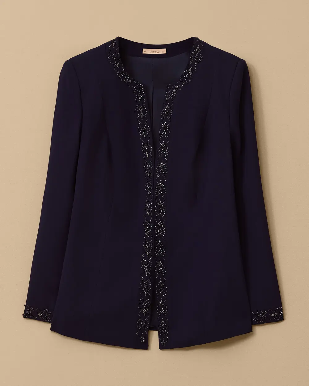 Oversized Stone-Embellished Jacket
