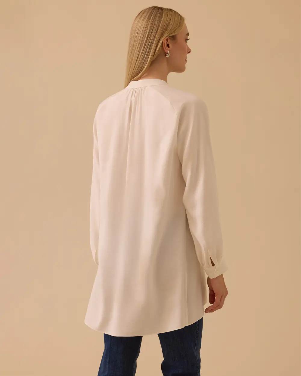 Hakim Yaka Taşlı Tunik