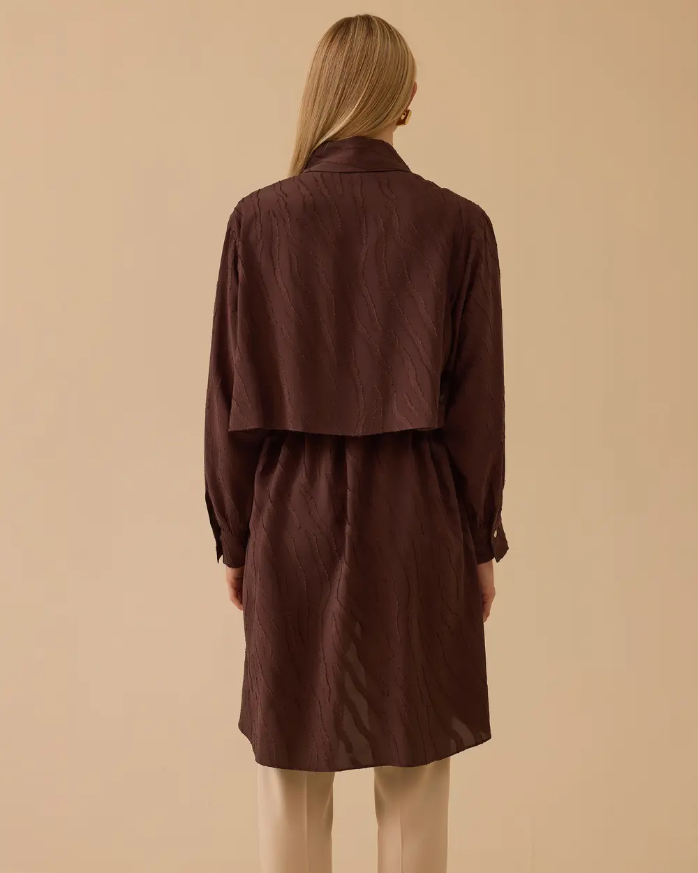 Desenli Asimetrik Tunik