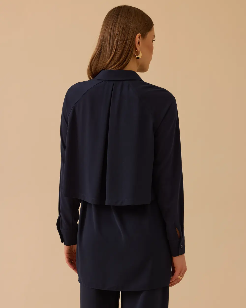 Katmanlı Bağlama Detaylı Tunik