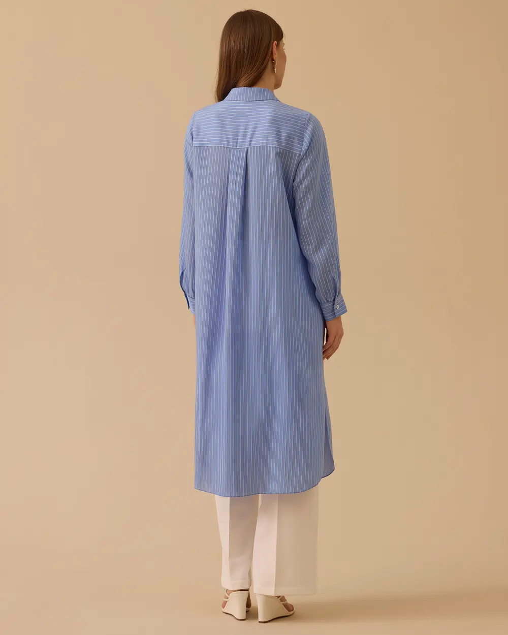 Shirt Collar Line Detailed Tunic