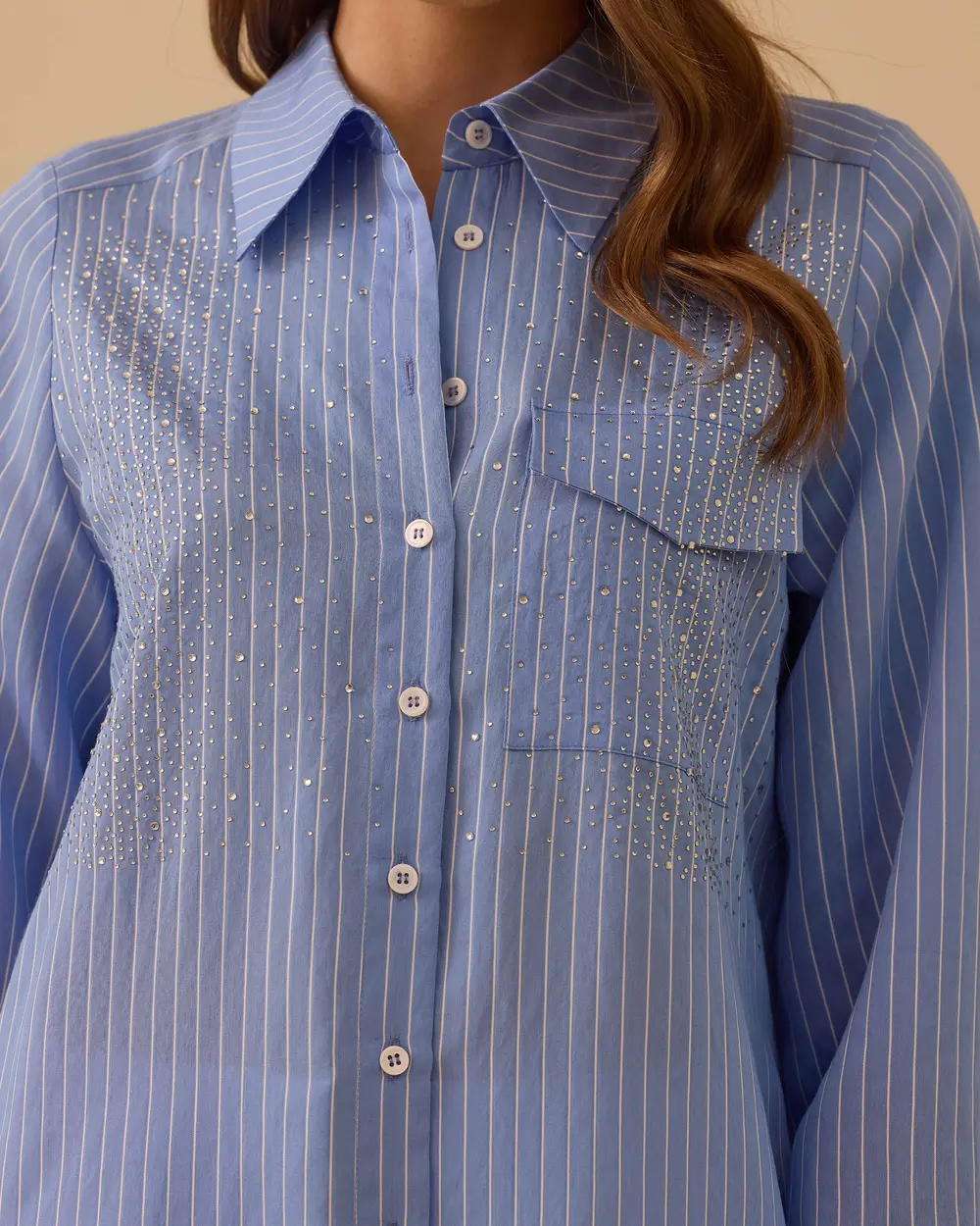 Shirt Collar Line Detailed Tunic