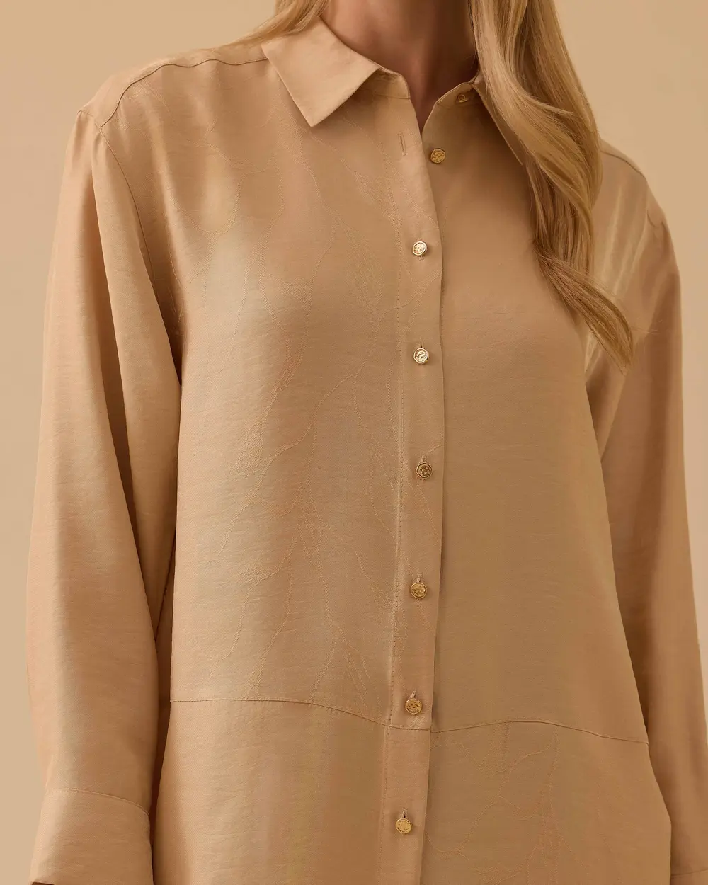 Relaxed Fit Long Shirt Tunic