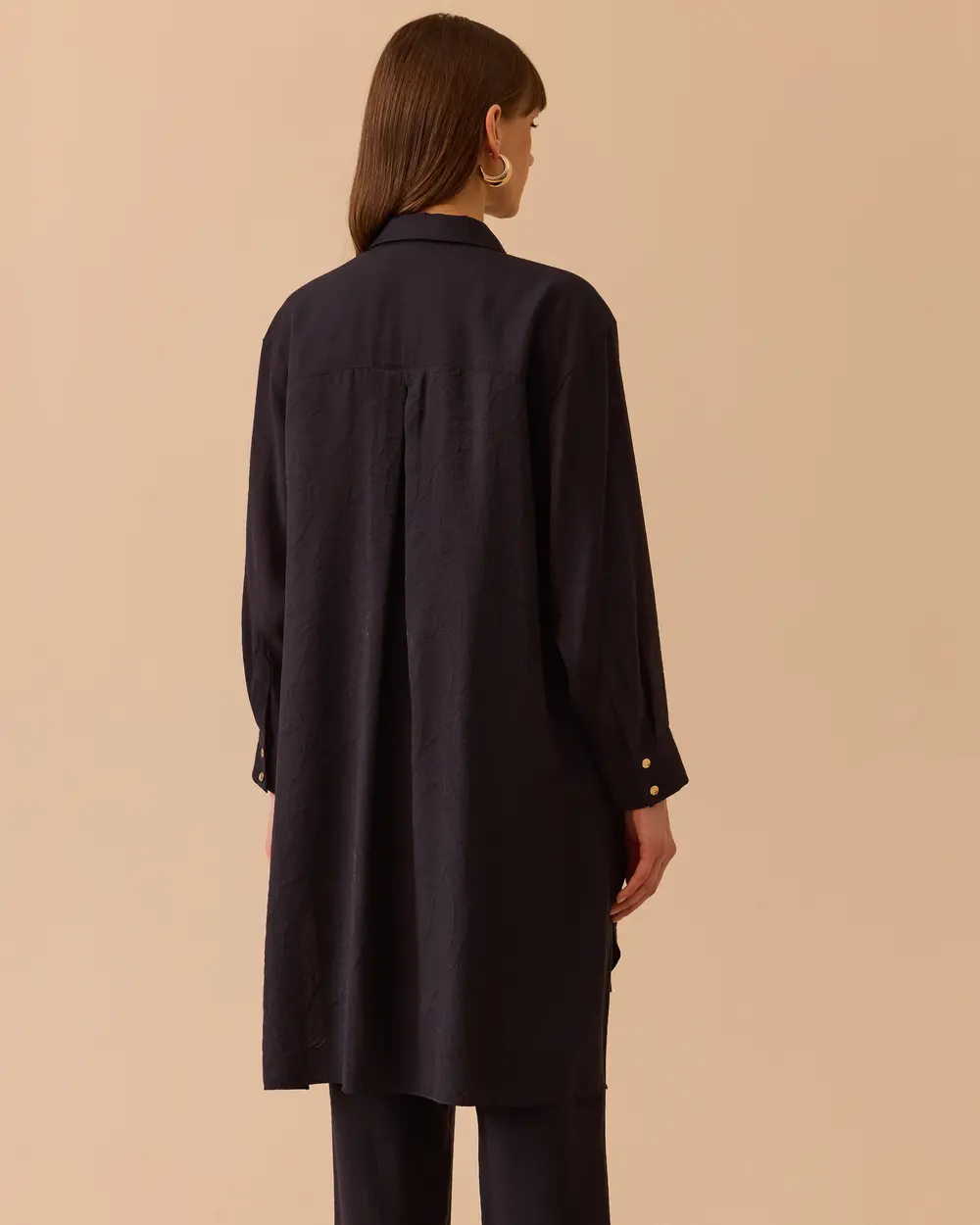 Relaxed Fit Long Shirt Tunic