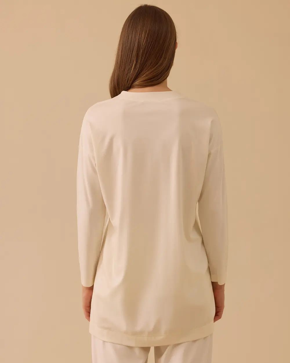 Yuvarlak Yaka Oversize Tunik