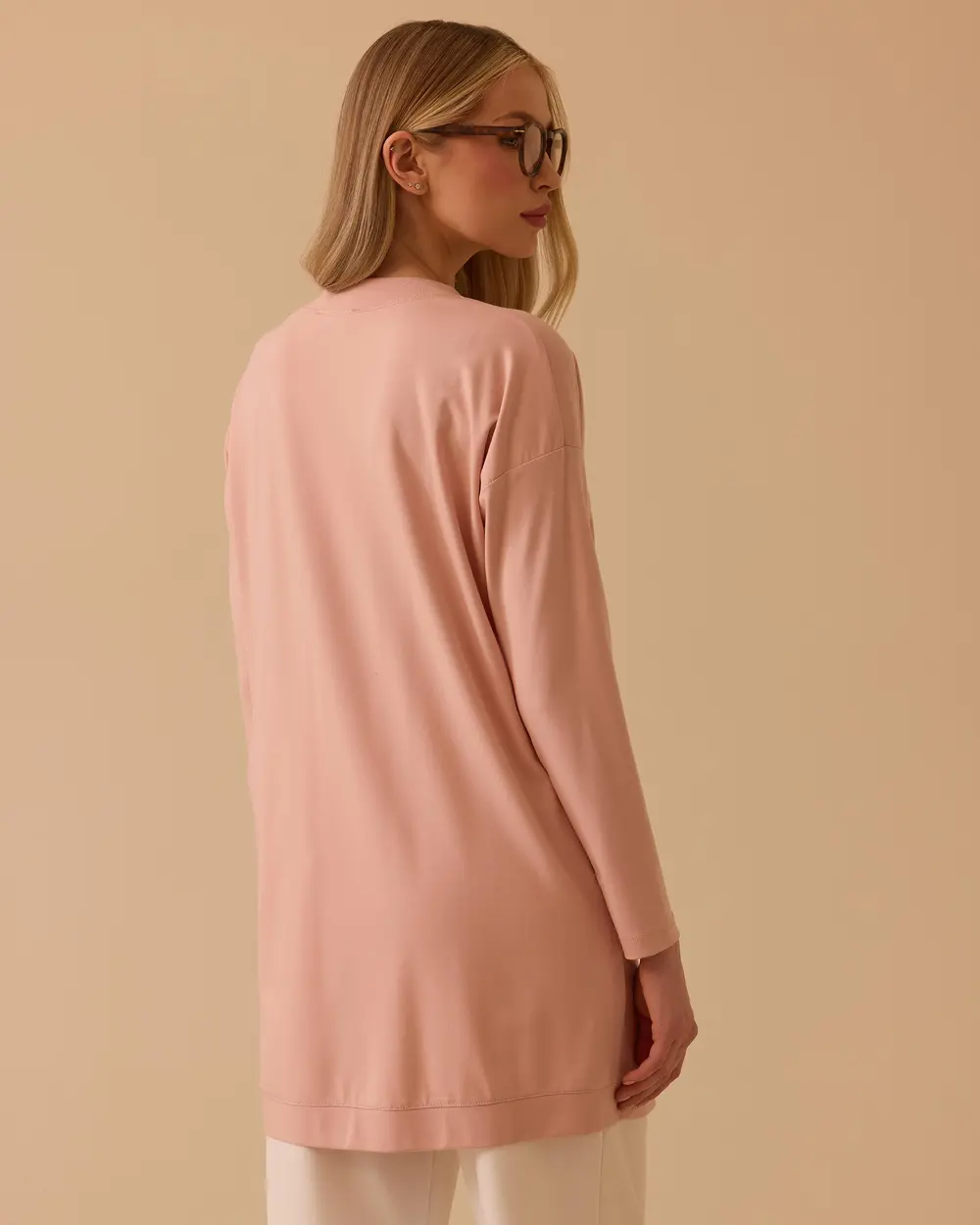 Yuvarlak Yaka Oversize Tunik