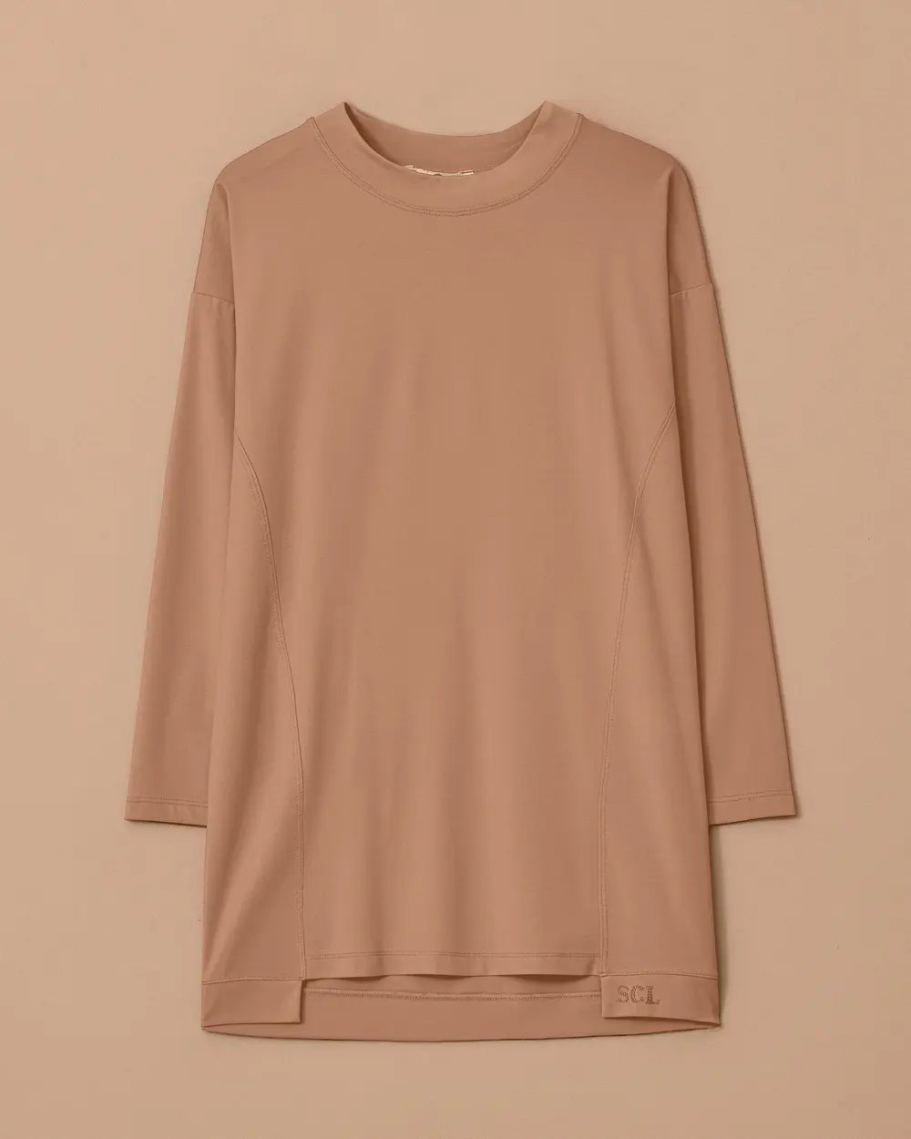 Yuvarlak Yaka Oversize Tunik