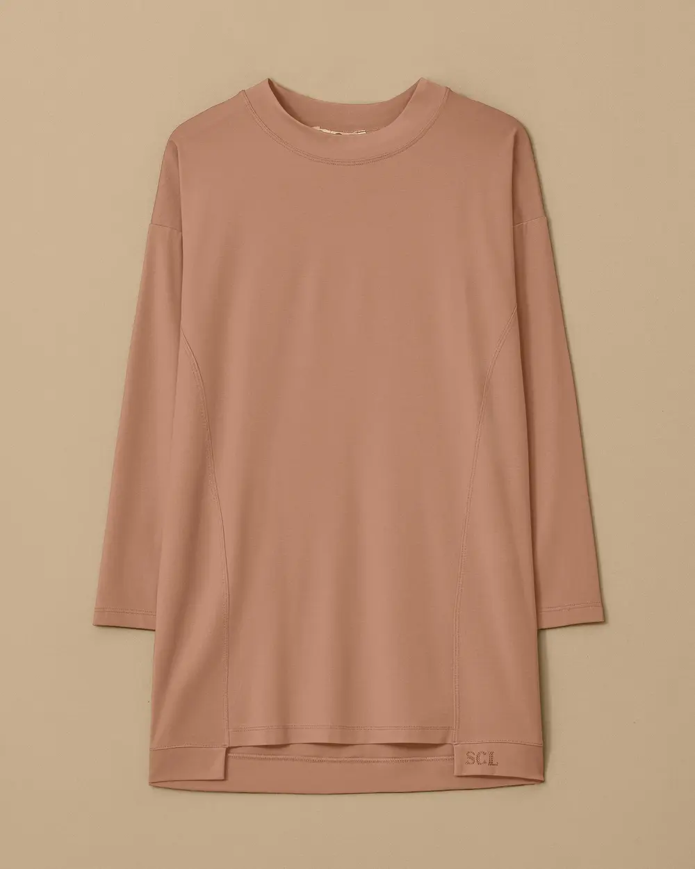 Yuvarlak Yaka Oversize Tunik