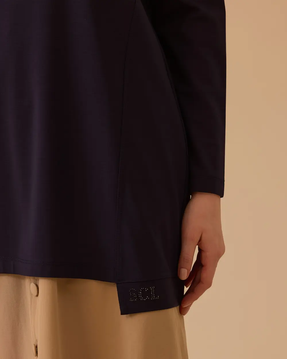 Yuvarlak Yaka Oversize Tunik