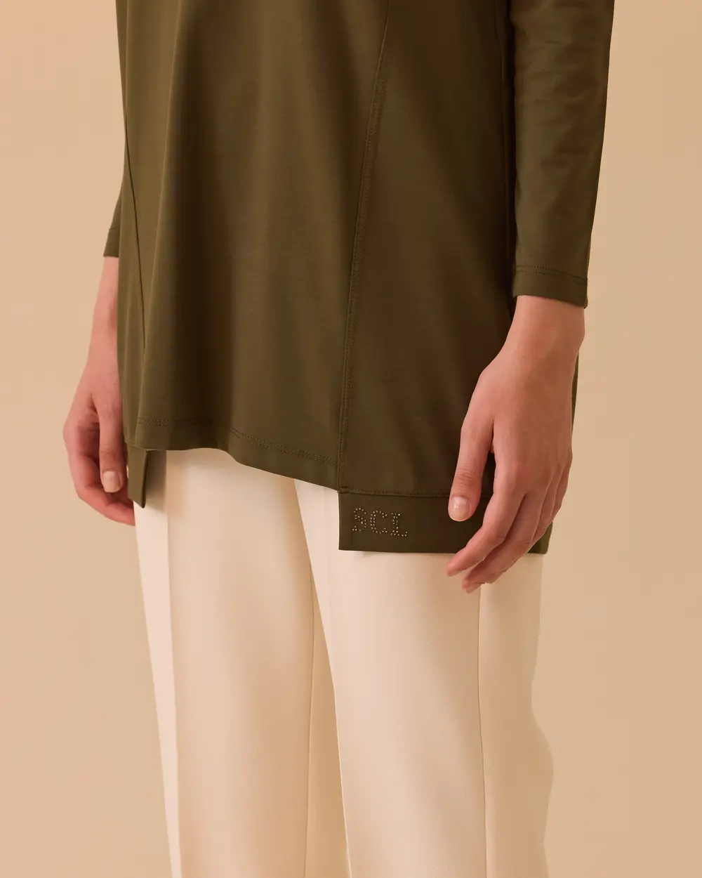 Yuvarlak Yaka Oversize Tunik