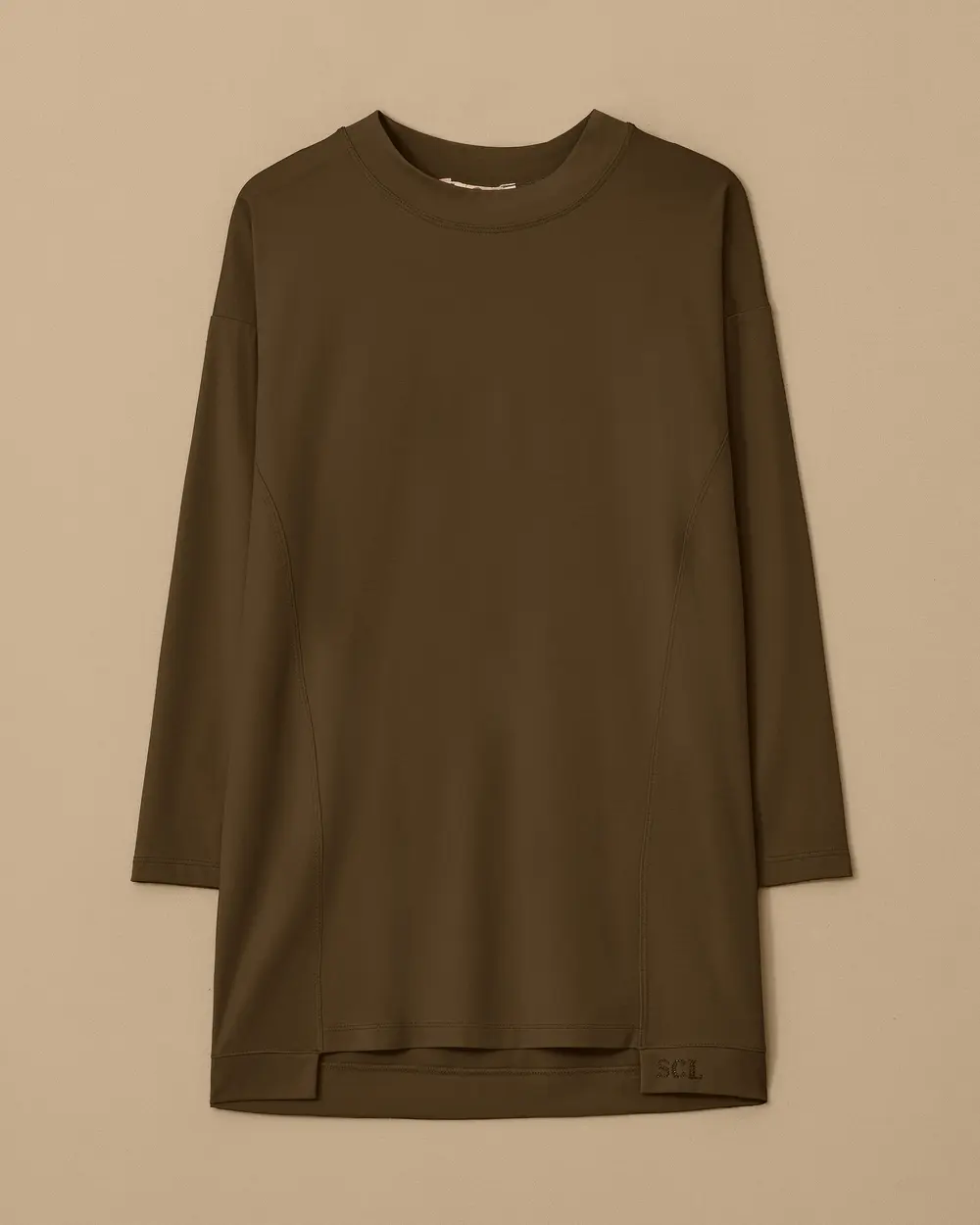 Yuvarlak Yaka Oversize Tunik