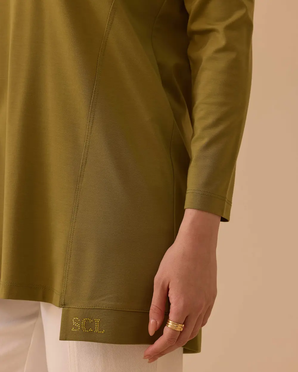 Yuvarlak Yaka Oversize Tunik