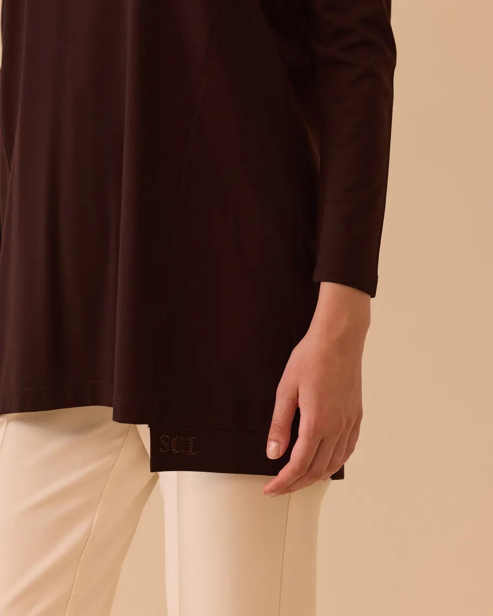 Yuvarlak Yaka Oversize Tunik