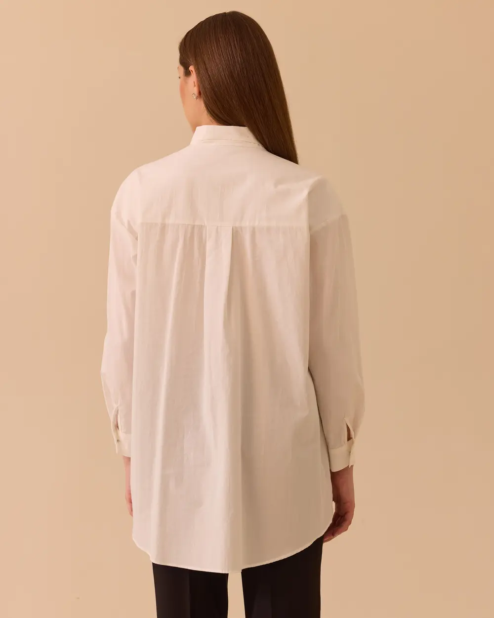 Tunic with a Scarf Collar