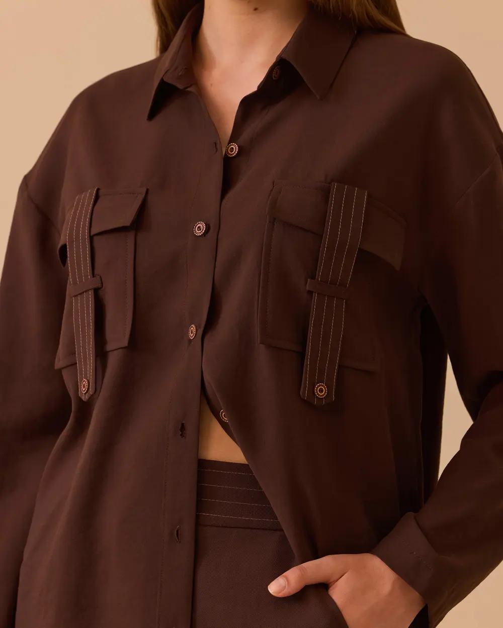 Button Detailed Tunic
