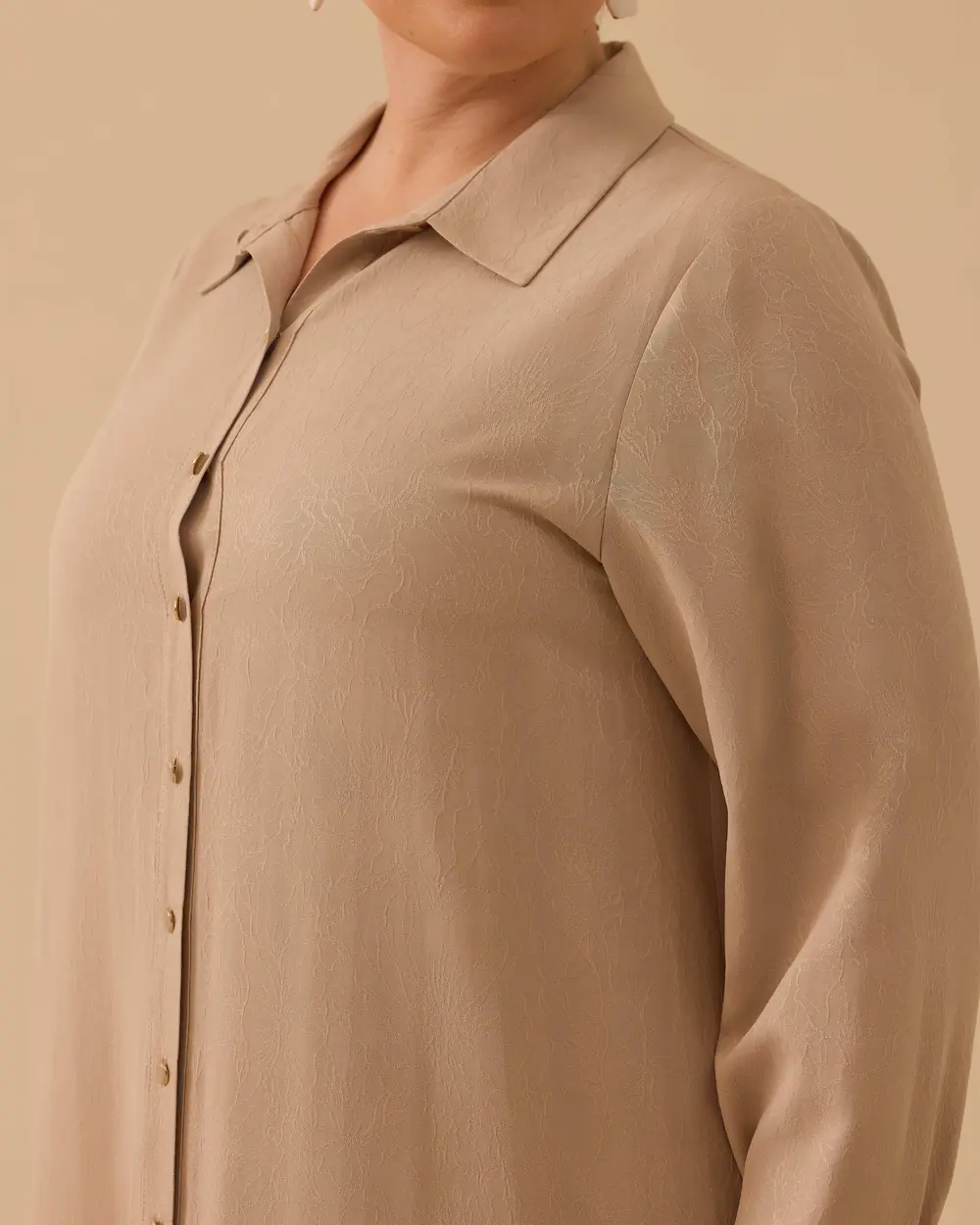 Büyük Beden Çiçek Desenli Uzun Tunik