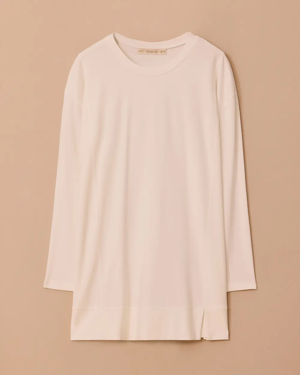 Plus Size Basic Tunic with Slit Detail
