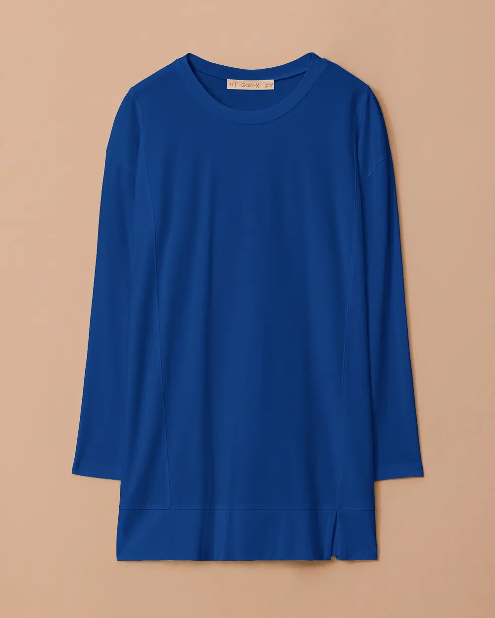 Plus Size Basic Tunic with Slit Detail