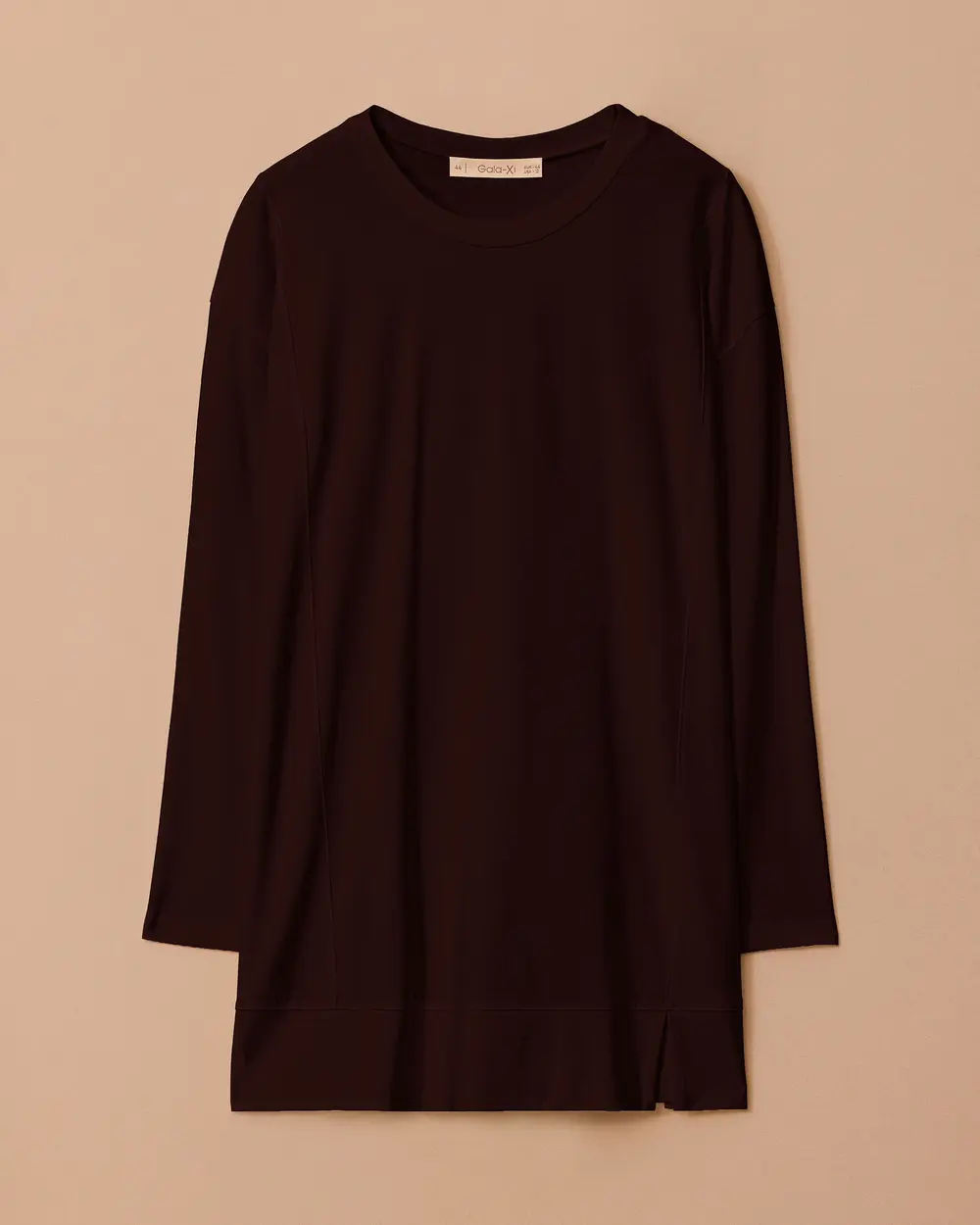 Plus Size Basic Tunic with Slit Detail