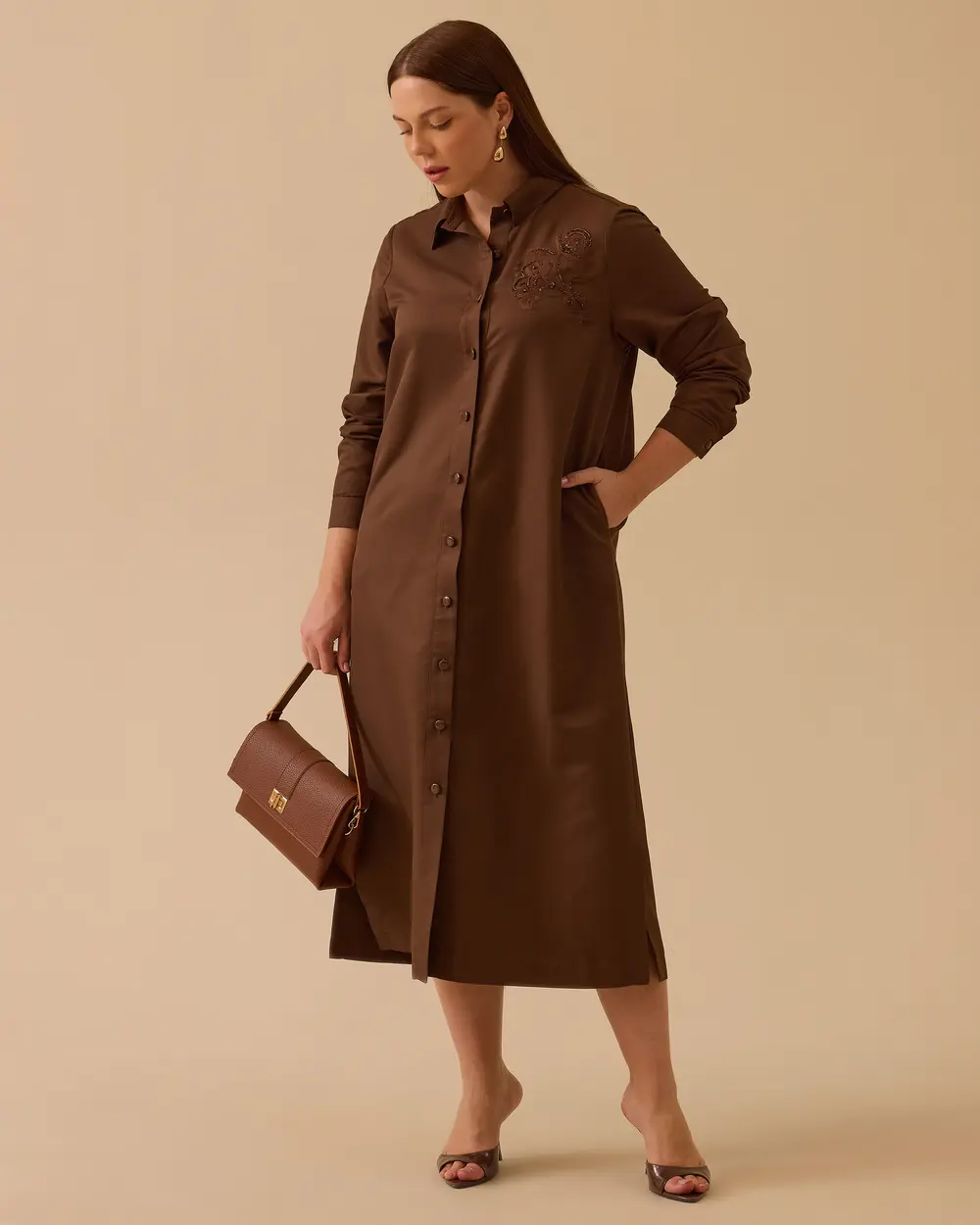 Plus Size Bocuk Detailed Tunic