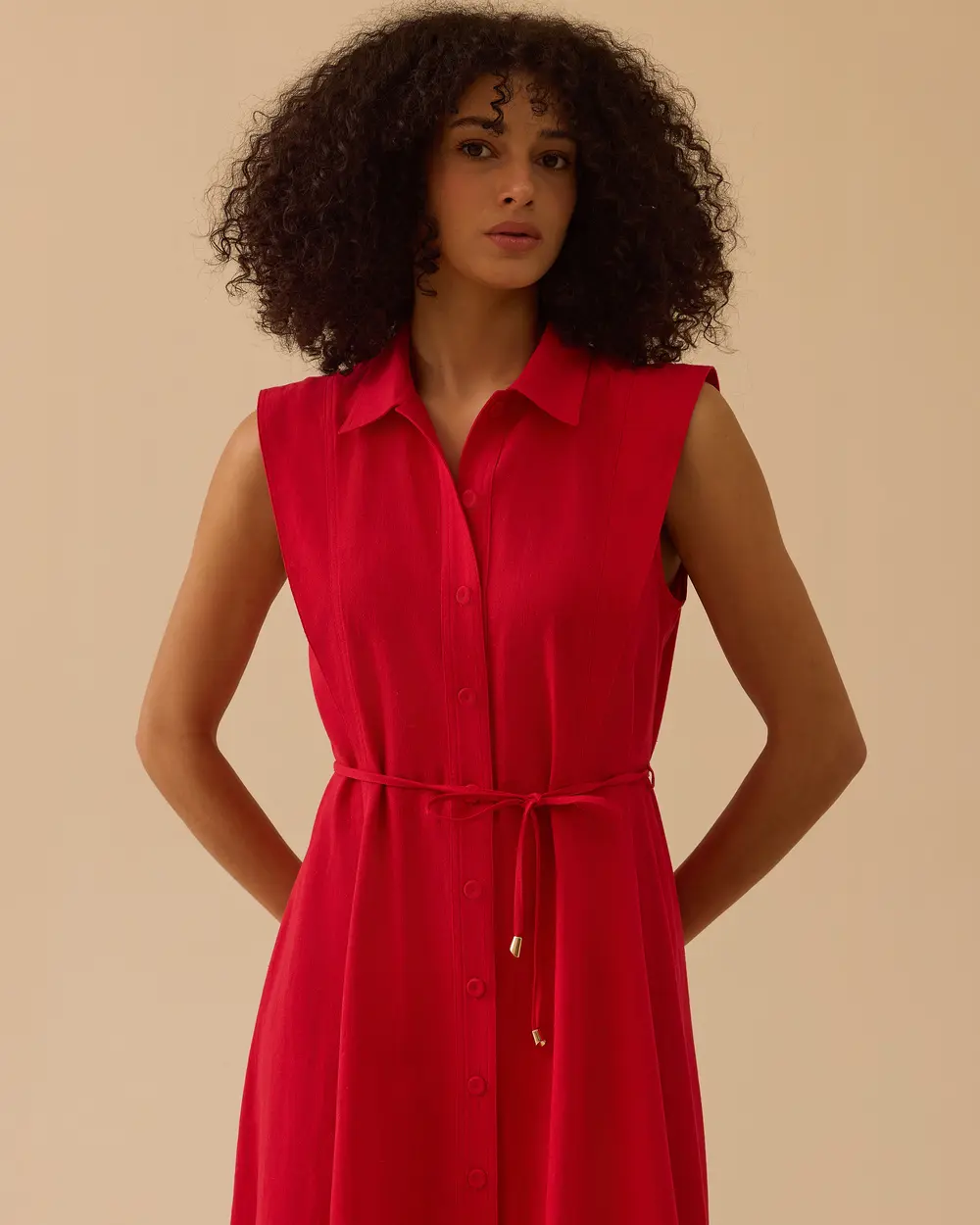 Relaxed-Fit Sleeveless Dress
