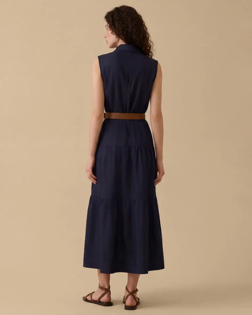Belted Maxi Dress