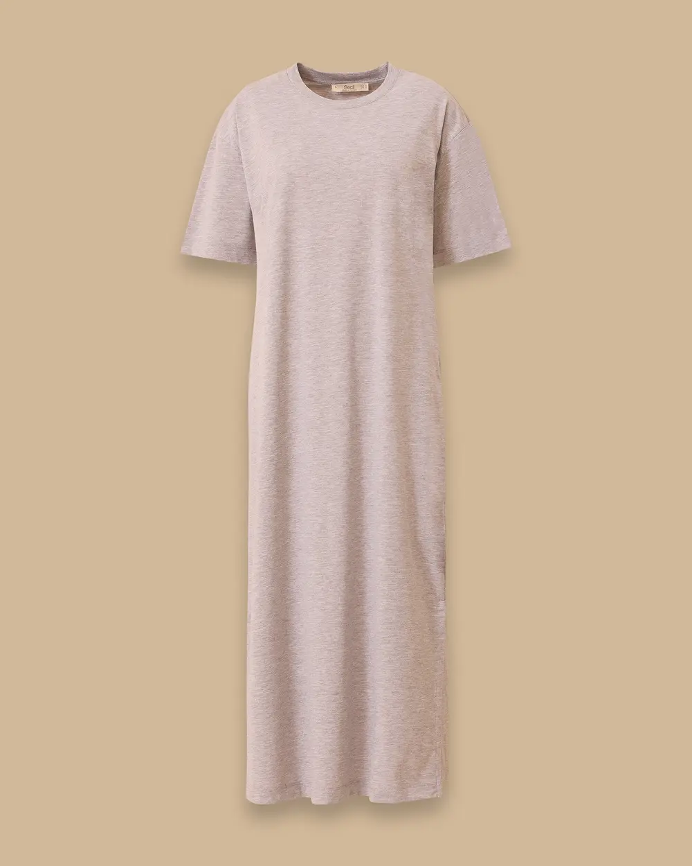 Short Sleeve Basic Combed Dress