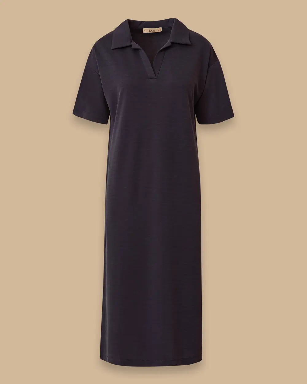 Polo Yaka Kısa Kollu Basic Elbise