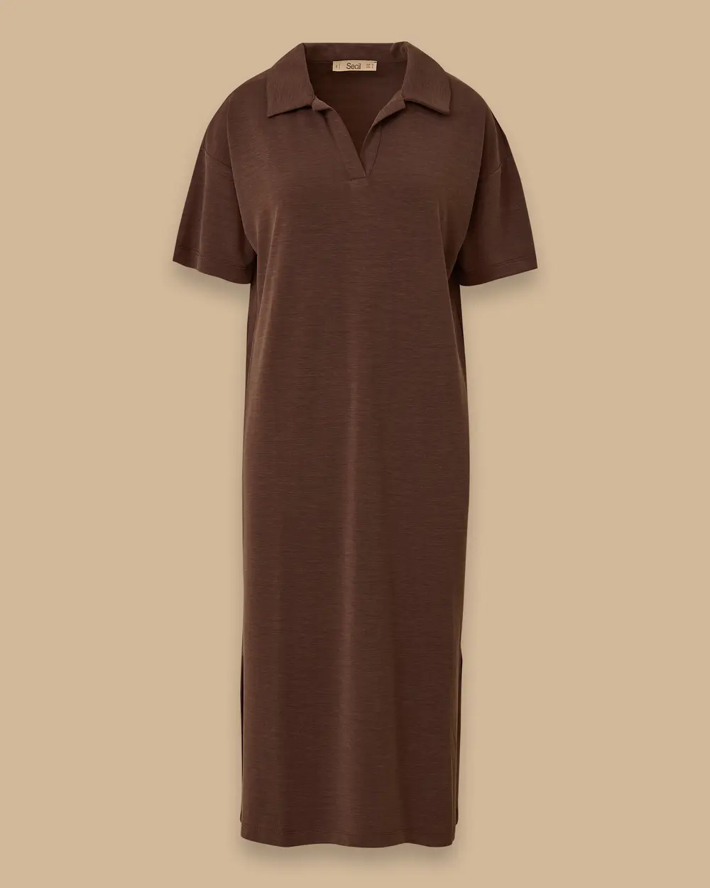 Polo Yaka Kısa Kollu Basic Elbise