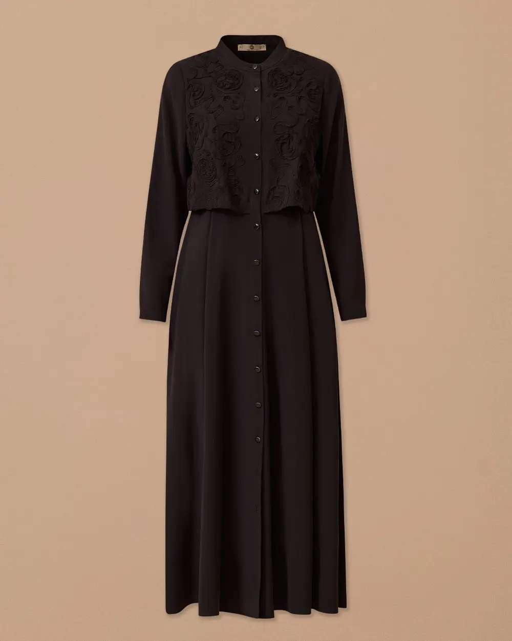 Katmanlı Nakış Detaylı Elbise