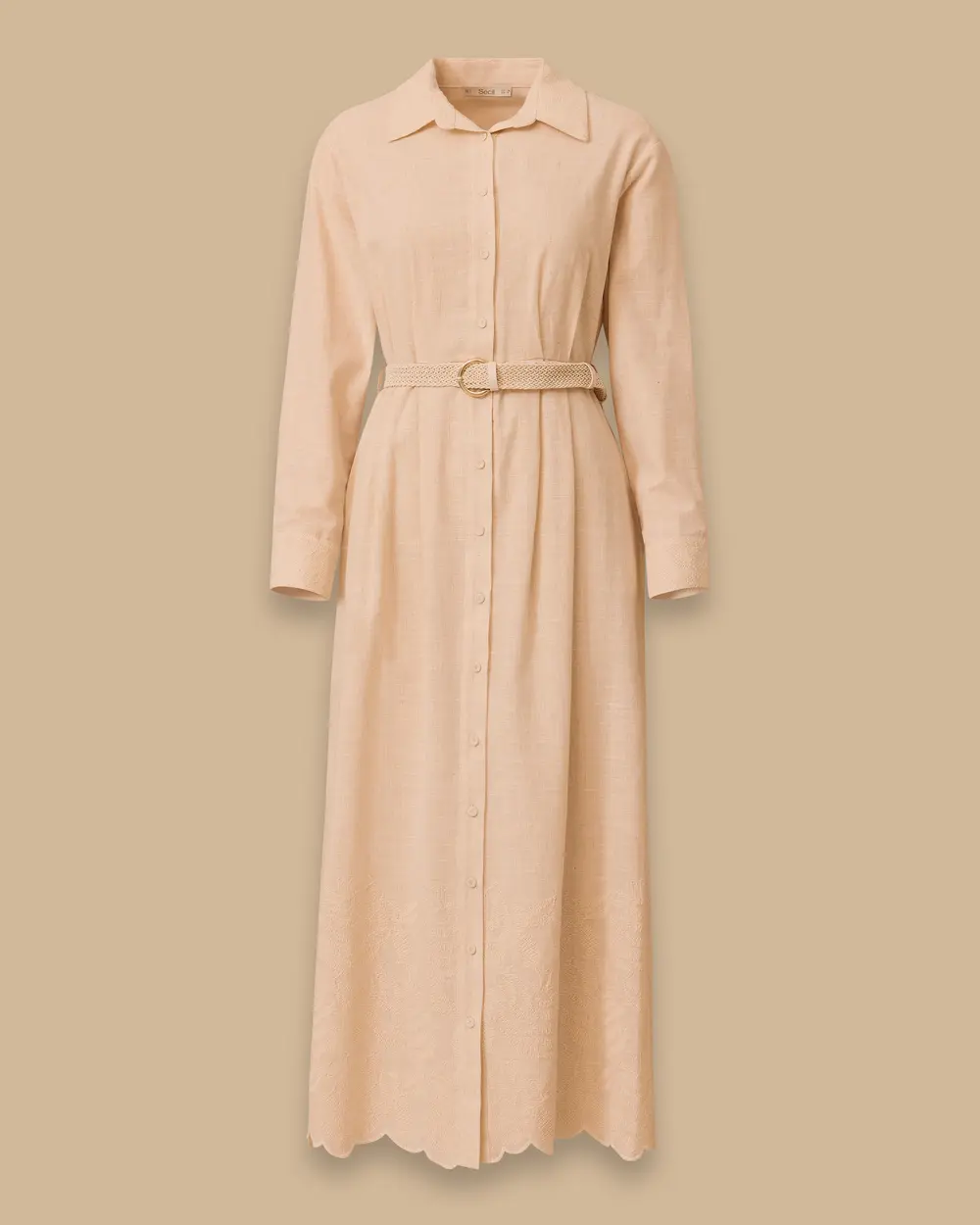 Lacing Detailed Maxi Dress